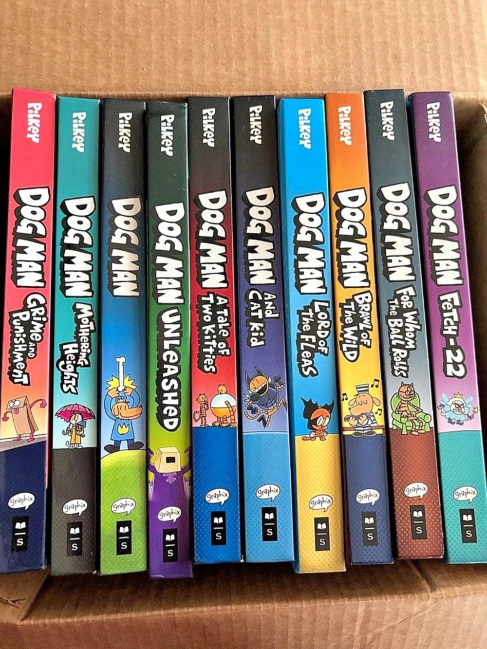 Dog Man book set 10
